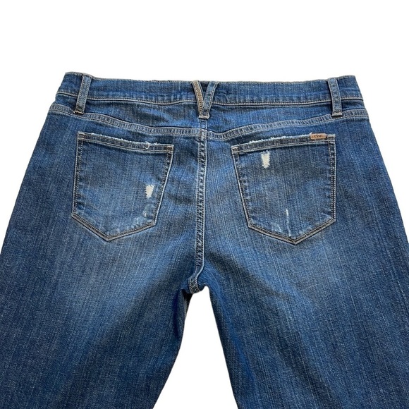 Else Denim Distressed Jeans - Dark Wash - Slim Boyfriend Fit - Size 31 - Picture 3 of 10